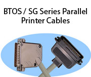 BTOS / SG Series Parallel Printer Cables