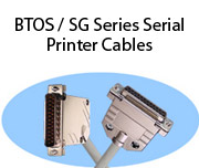 BTOS / SG Series Serial Printer Cables