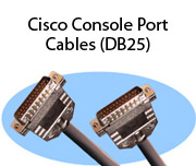 Cisco Console Port Cables (DB25)