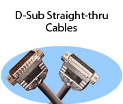 D-Sub Straight-thru Cables