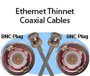 Ethernet Thinnet Coaxial Cables