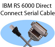 IBM RS 6000 Direct Connect Serial Cables