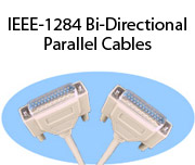 IEEE-1284 Bi-Directional Parallel Cables