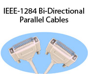 IEEE-1284 Bi-Directional Parallel Cables