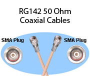 RG142 50 Ohm Coaxial Cables