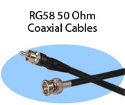 RG58 50 Ohm Coaxial Cables