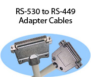 RS-530 to RS-449 Adapter Cables