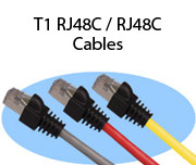 T1 RJ48C / RJ48C Cables