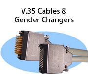 V.35 Cables & Gender Changers