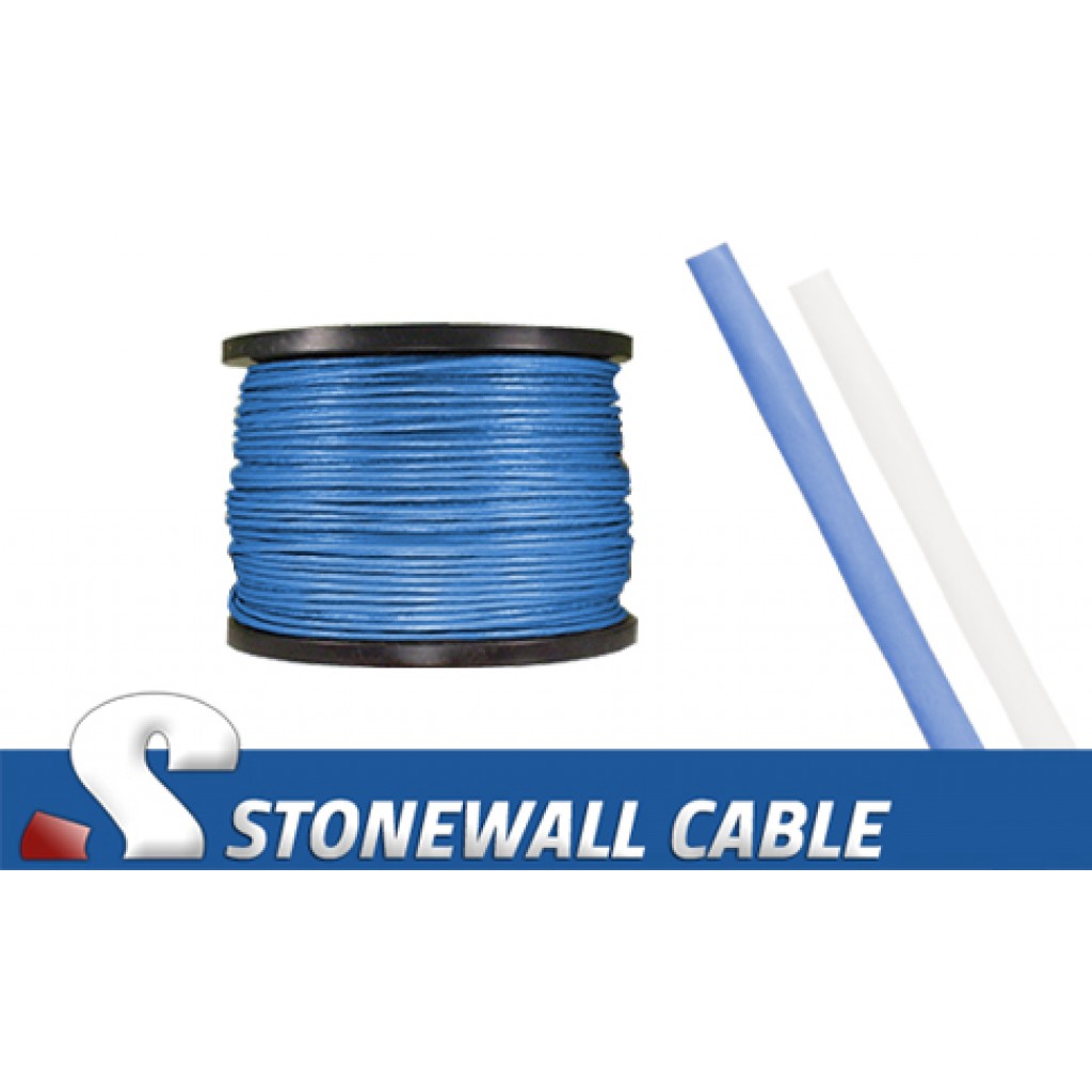 Cat6 Shielded 4 Pair Plenum Solid Bulk Stonewall Cable