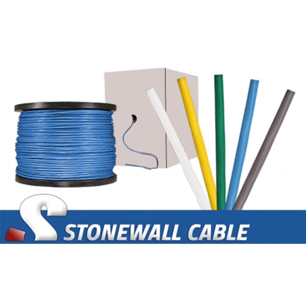 Cat5e 4 Pair Plenum Solid Bulk Cable Stonewall Cable