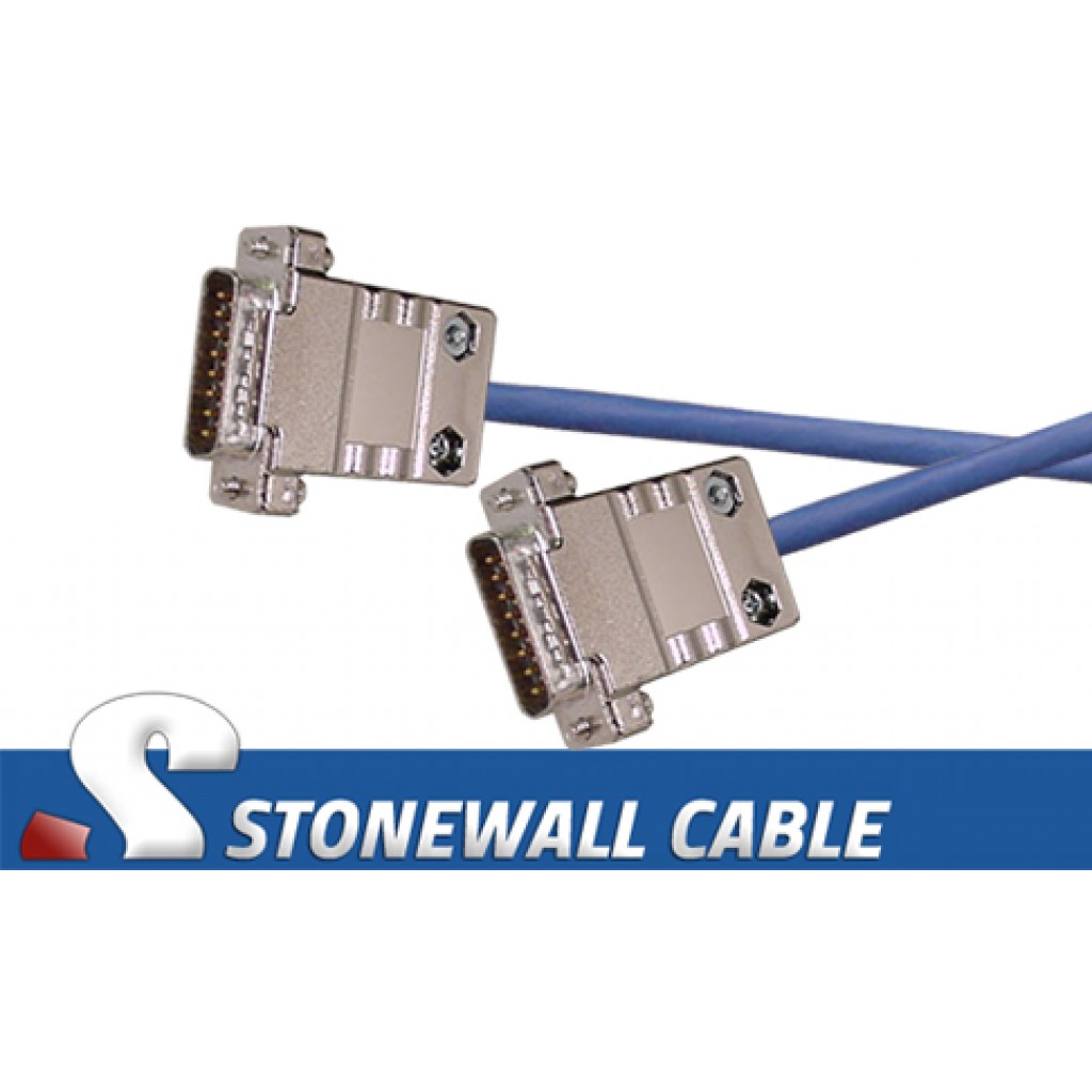 T1 High Flex DB15MM Crossover Cable - Stonewall Cable