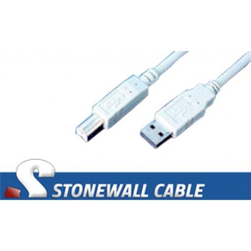 USB AB Cable 15'