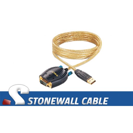 USB to DB9 Serial Converter Cable 6'