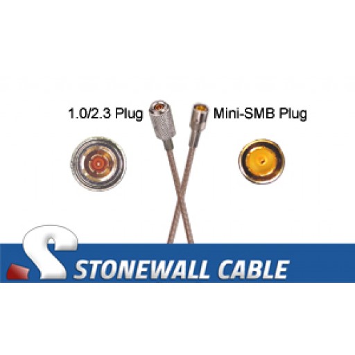 RG179 Coax Cable 1.0/2.3 Plug / Mini-SMB Plug