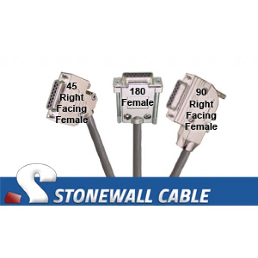 Straight-thru Cable DB15FF
