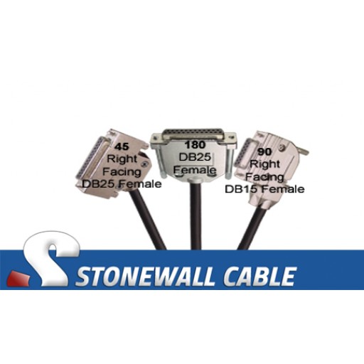 RS-530 (DB25F) to X.21 (DB15F)