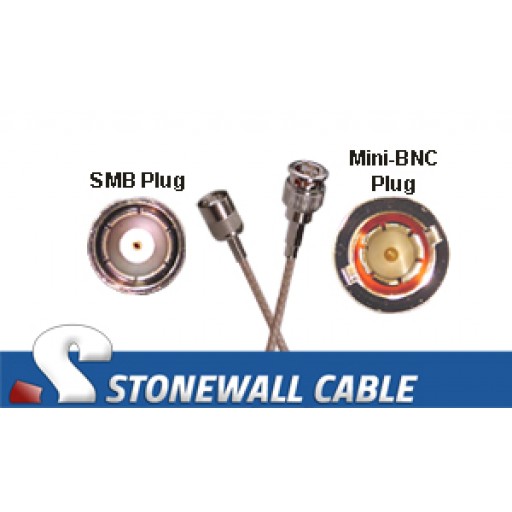 RG179 Coax Cable SMB Plug / Mini-BNC Plug