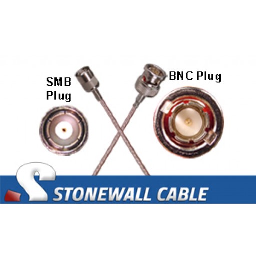 RG179 Cable SMB Plug / BNC Plug