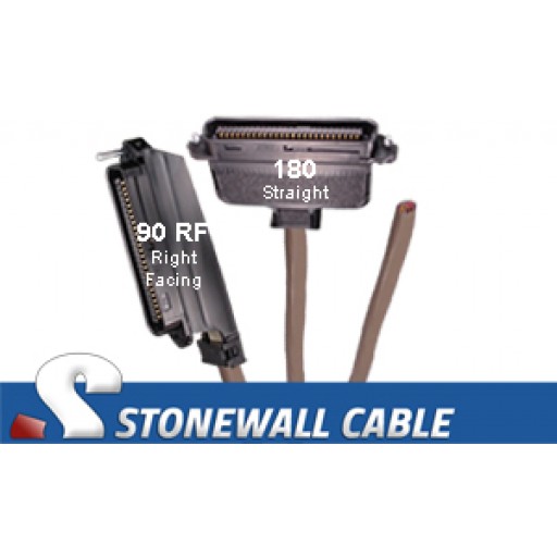 RJ21 Cable - Category 3 Telco 50 Male / Blunt