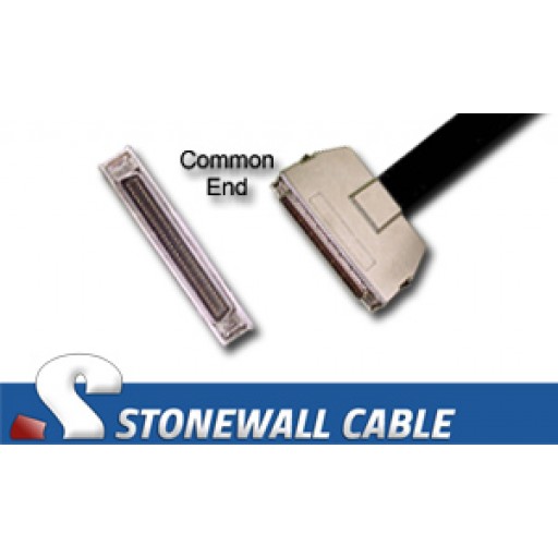 SCSI MicroD-68 Male Latches "Y" Cable