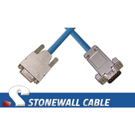 Modified CAB-SS-232MT (DB9M) Cisco Cable