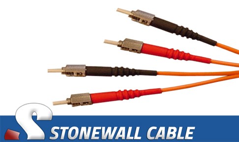 OM5 Wideband Multimode Duplex Fiber Optic Patch Cable (50/125