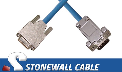 Modified CAB-SS-232MT (DB9M) Cisco Cable - Stonewall Cable