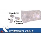 Cat5e RJ45 Connectors for Stranded Wire (50/Pkg.)