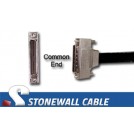 SCSI MicroD-50 Male Screws "Y" Cable