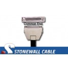 SCSI MicroD-50 Female Latches "Y" Cable