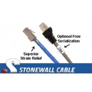 Cat5 Shielded Solid Crossover Plenum Patch Cable