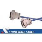 T1 High Flex DB15MF Straight-thru Cable
