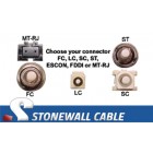 OM4 Multimode 50/125 10/40/100 Gig 4-Strand Fiber Cable