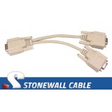 VGA Splitter Cable - 8 Inches