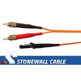 Multimode Duplex 62.5/125 ST / MT-RJ Fiber Cable