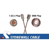 RG179 Coax Cable 1.0/2.3 Plug / SMB Plug