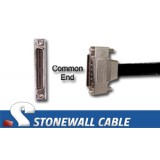 SCSI MicroD-50 Male Screws "Y" Cable