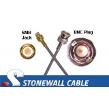 735A Coax Cable SMB Jack / BNC Plug