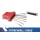 Unassembled Modular Adapter RJ45 / DB25F Red