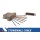 Unassembled Modular Adapter RJ45 / DB25M Shielded