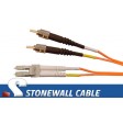 Multimode Duplex 62.5/125 ST / LC Fiber Cable