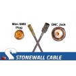 735A Coax Cable Mini-SMB Plug / BNC Jack