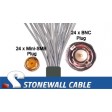 735A Coax Cable 24 x Mini-SMB Plug / 24 x BNC Plug